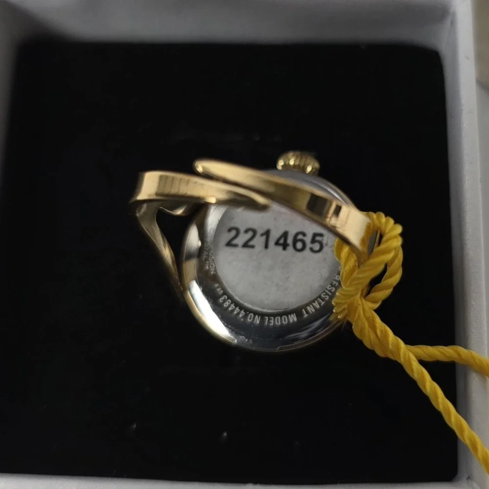 NEW Invicta Angel Women's Ring Watch - 17.5mm, Gold (44483) #0427